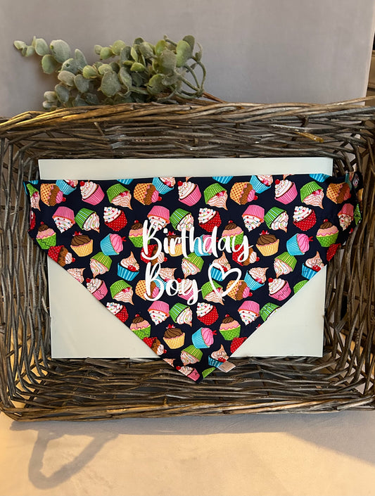 Birthday Cake Cat Bandana