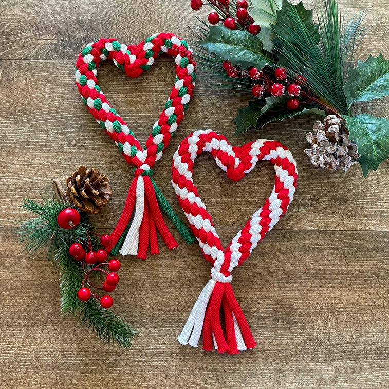 Christmas Heart Tug Dog Toy image 1