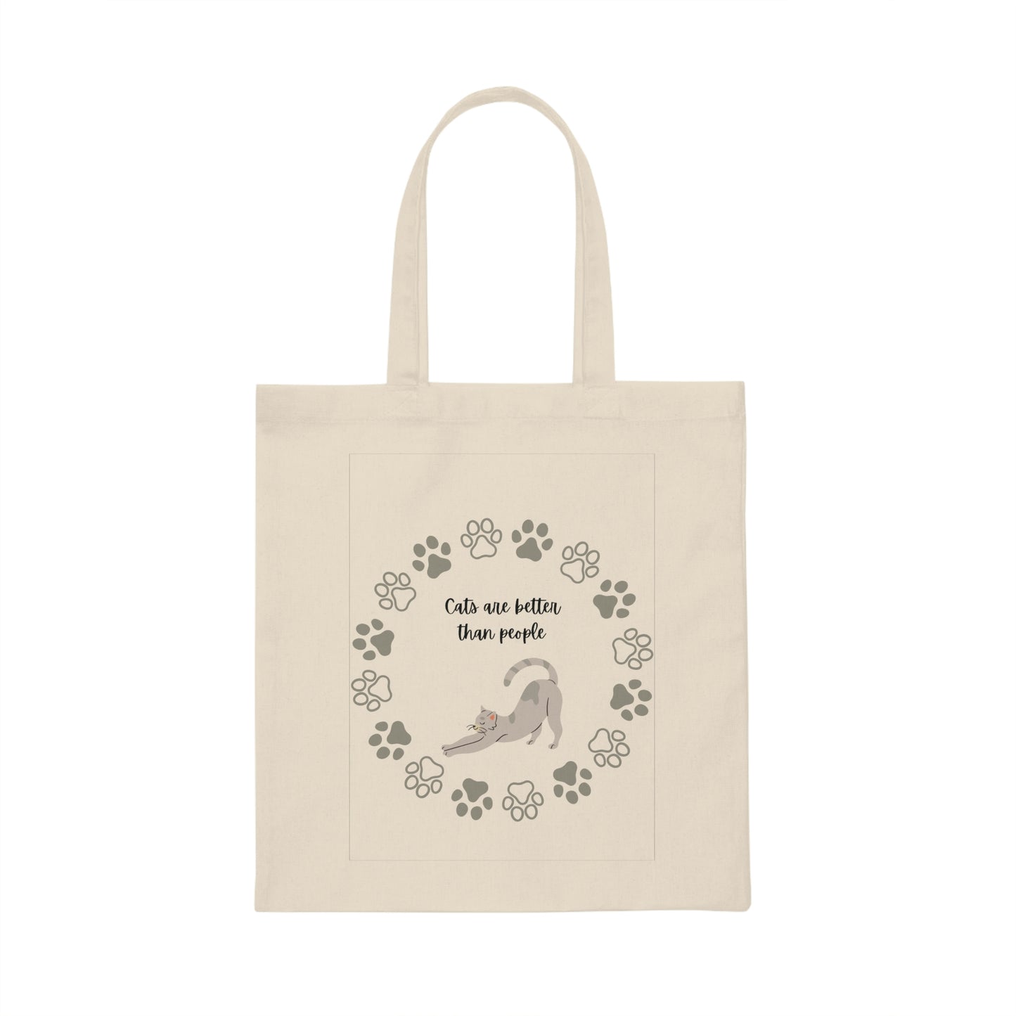 Cats Are Better Than People Tote Bag image 3