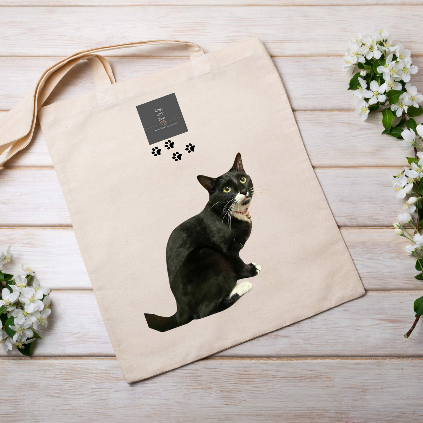 Personalised Cat Tote Bag image 4