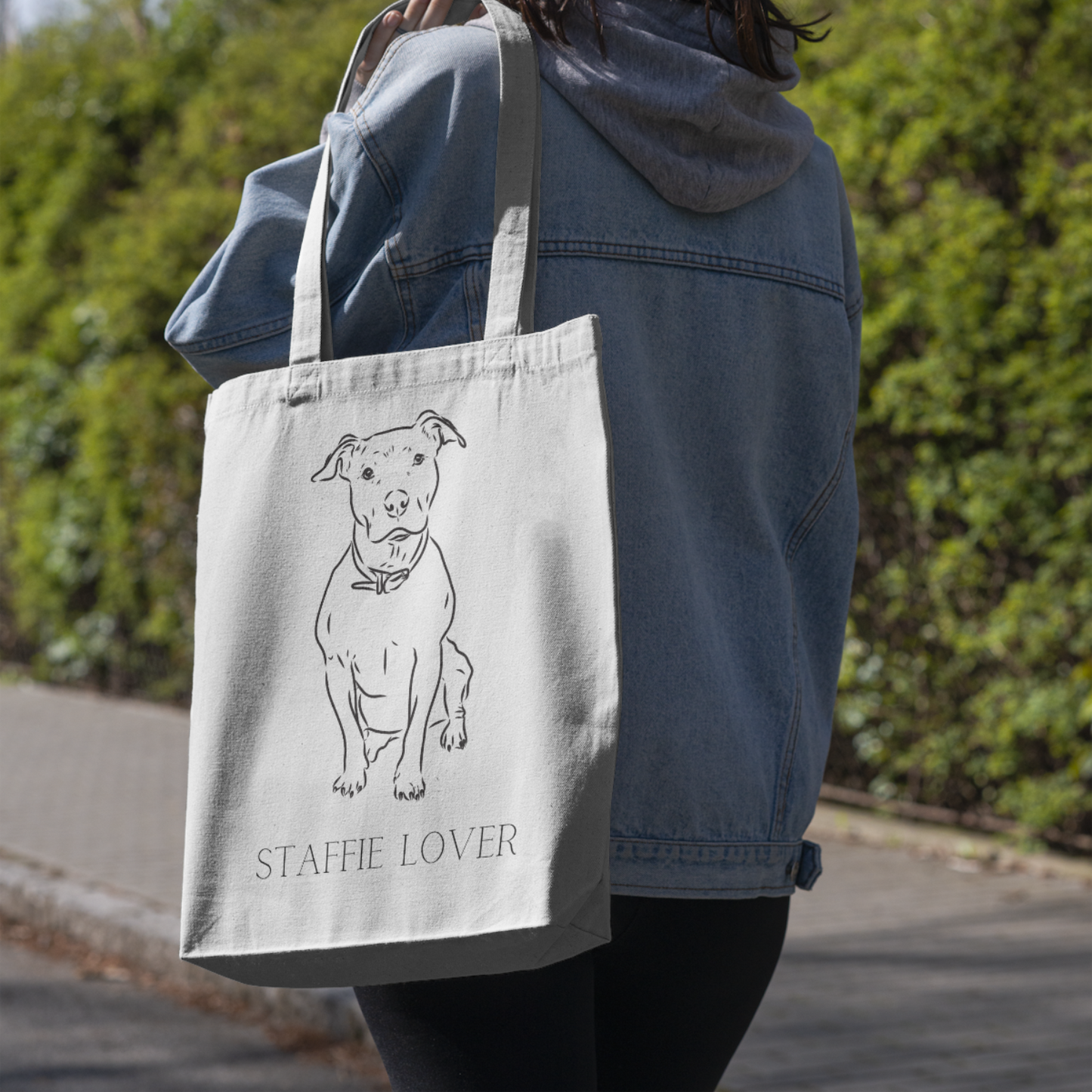 Staffie Lover Tote Bag image 2
