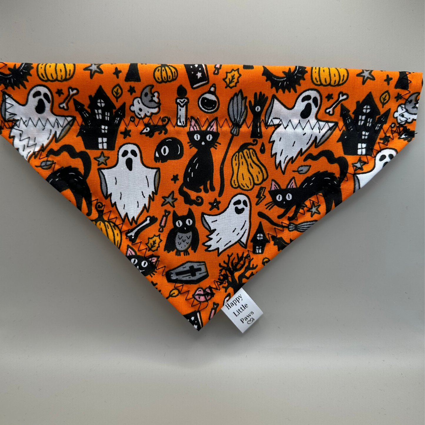 Halloween Ghosts and Cats Bandana
