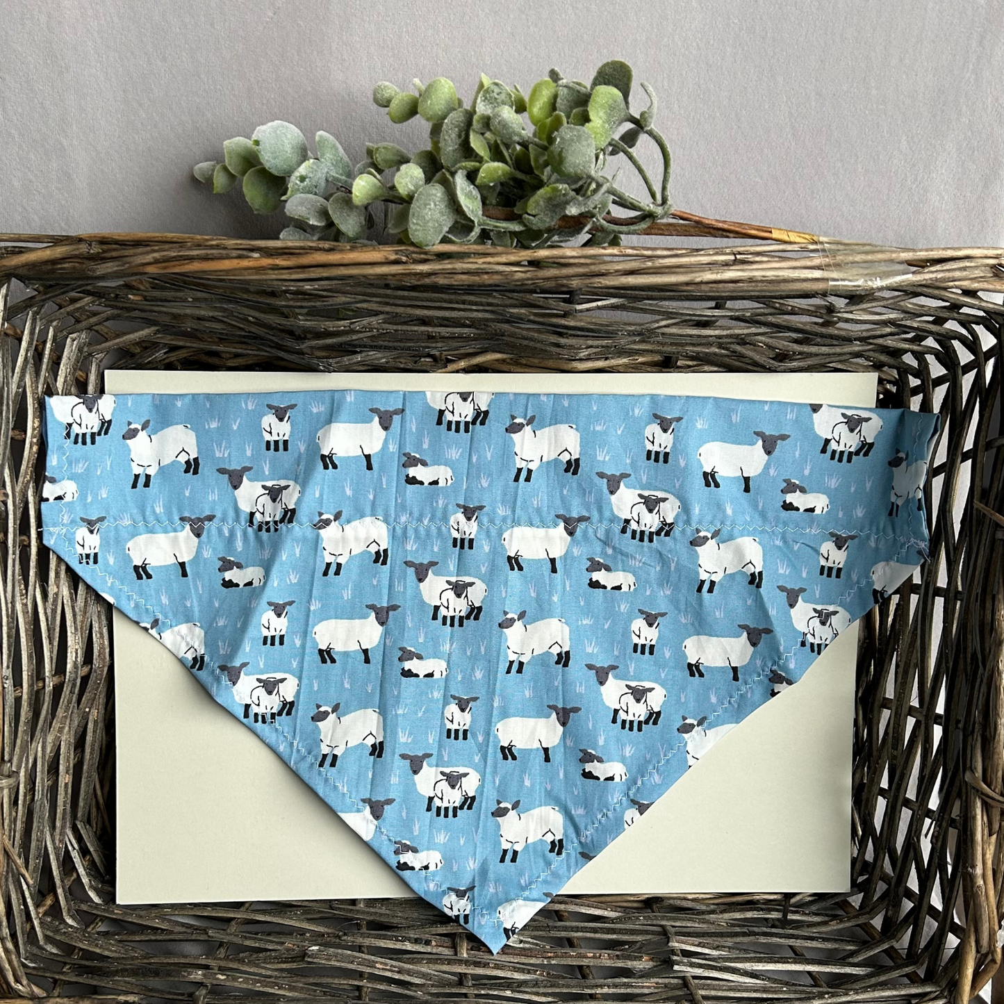 Sheep Print Dog Bandana