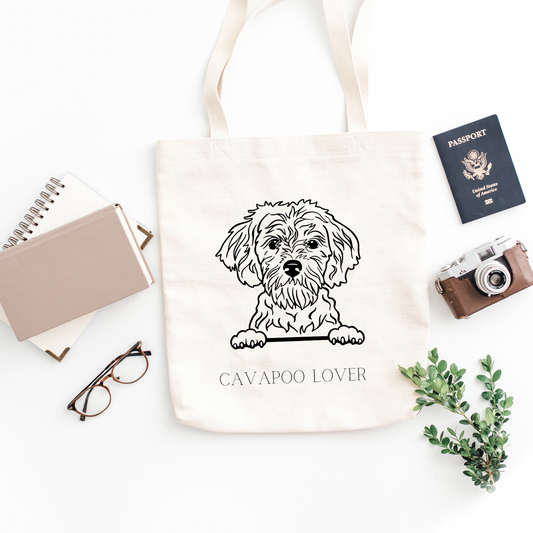 Cavapoo Lover Tote Bag image 1