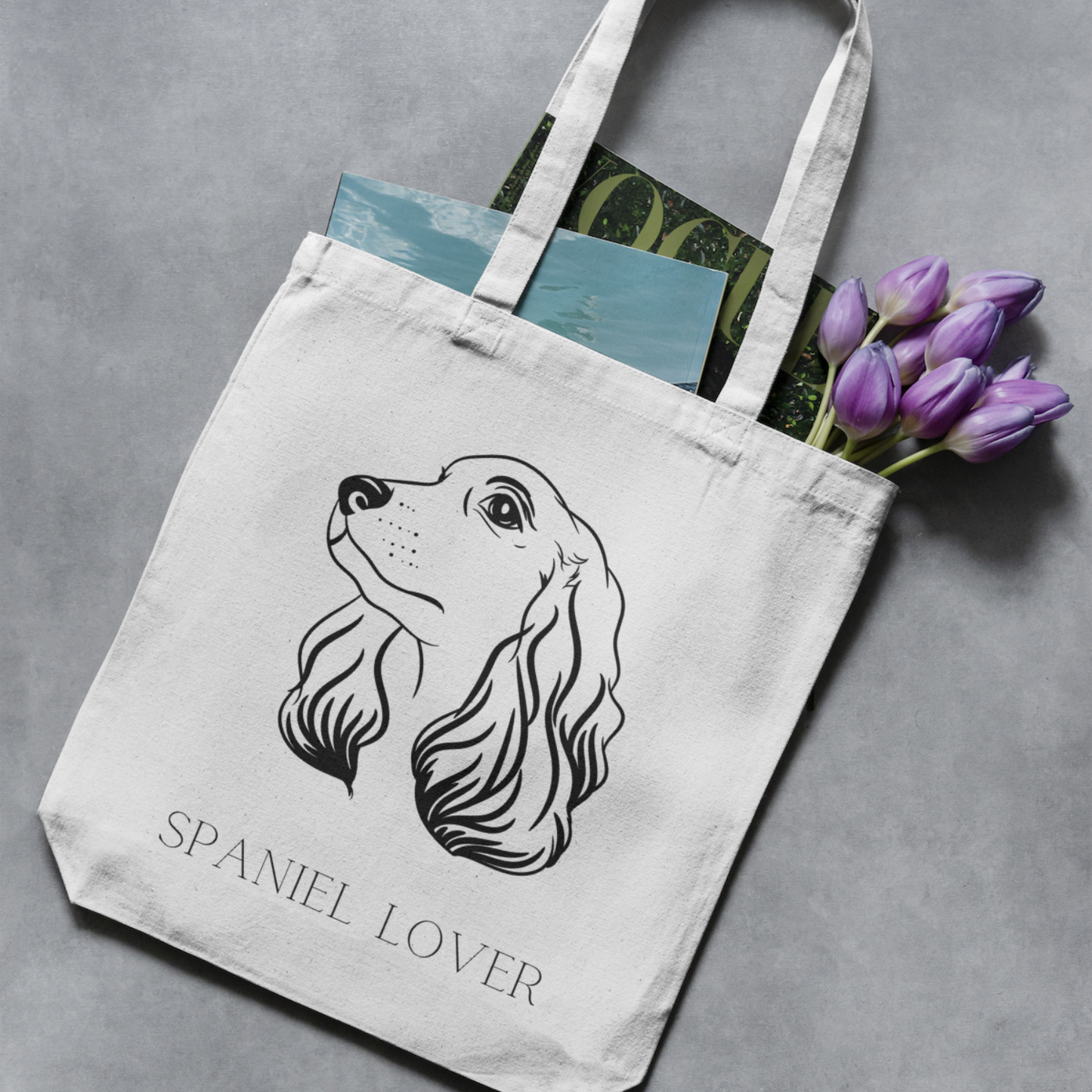 Spaniel Lover Tote Bag image 0