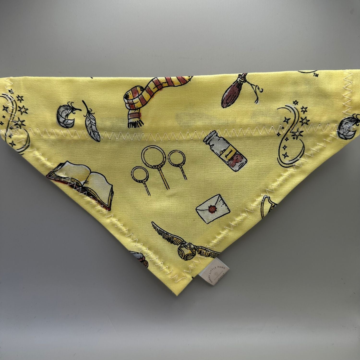 Yellow Harry Potter Cat Bandana image 0