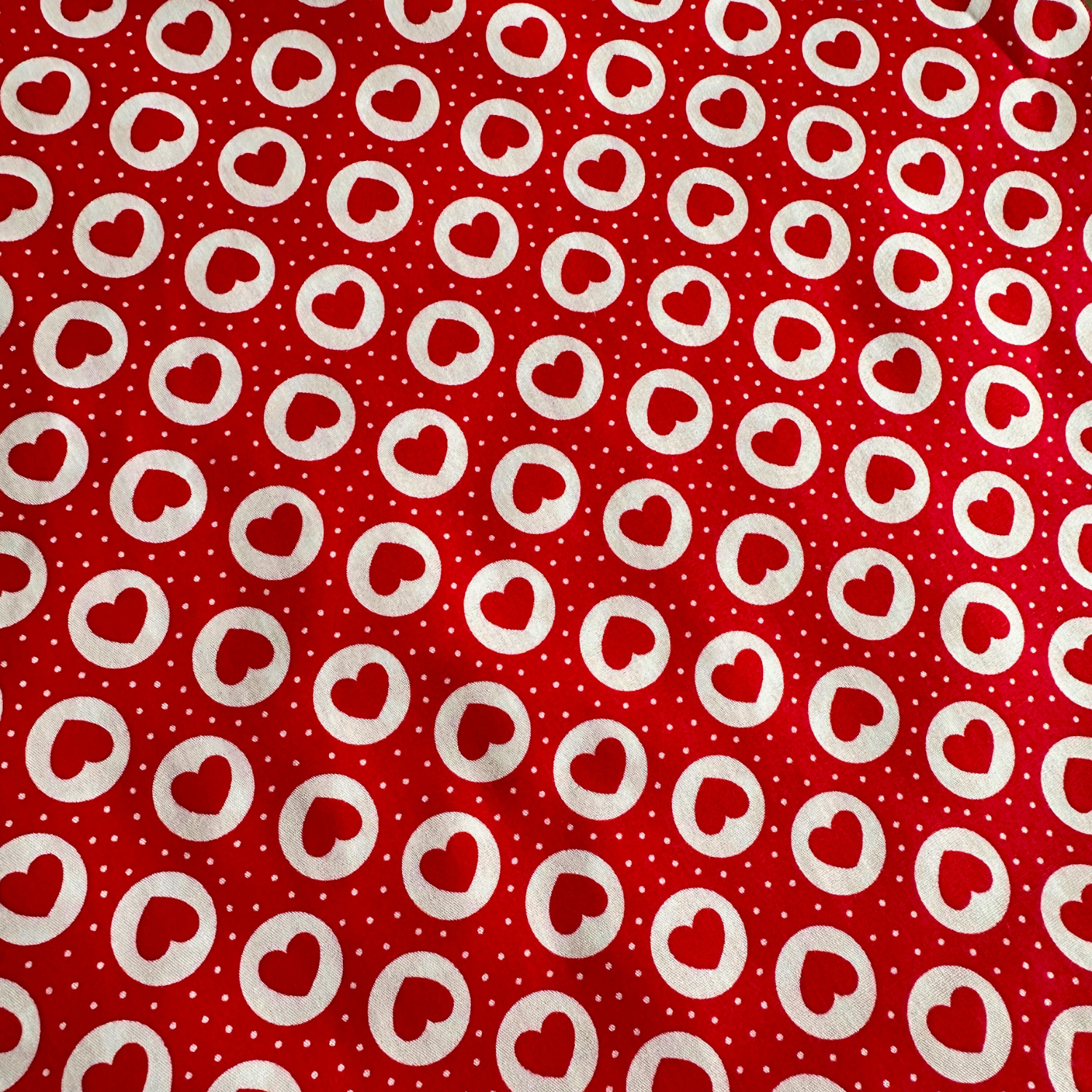 Heart & Polka Dot Scrunchie Bandana image 1