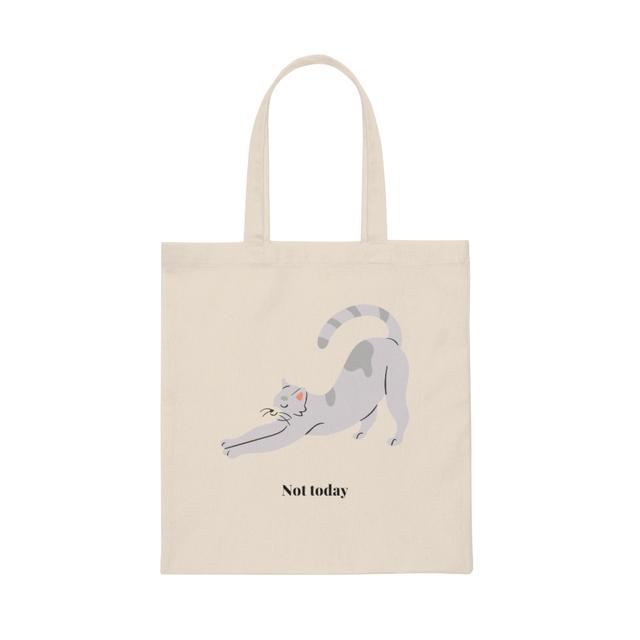 Not Today Cat Tote Bag image 3