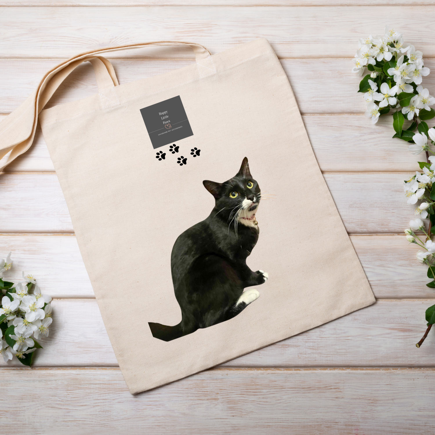 Personalised Cat Tote Bag image 4
