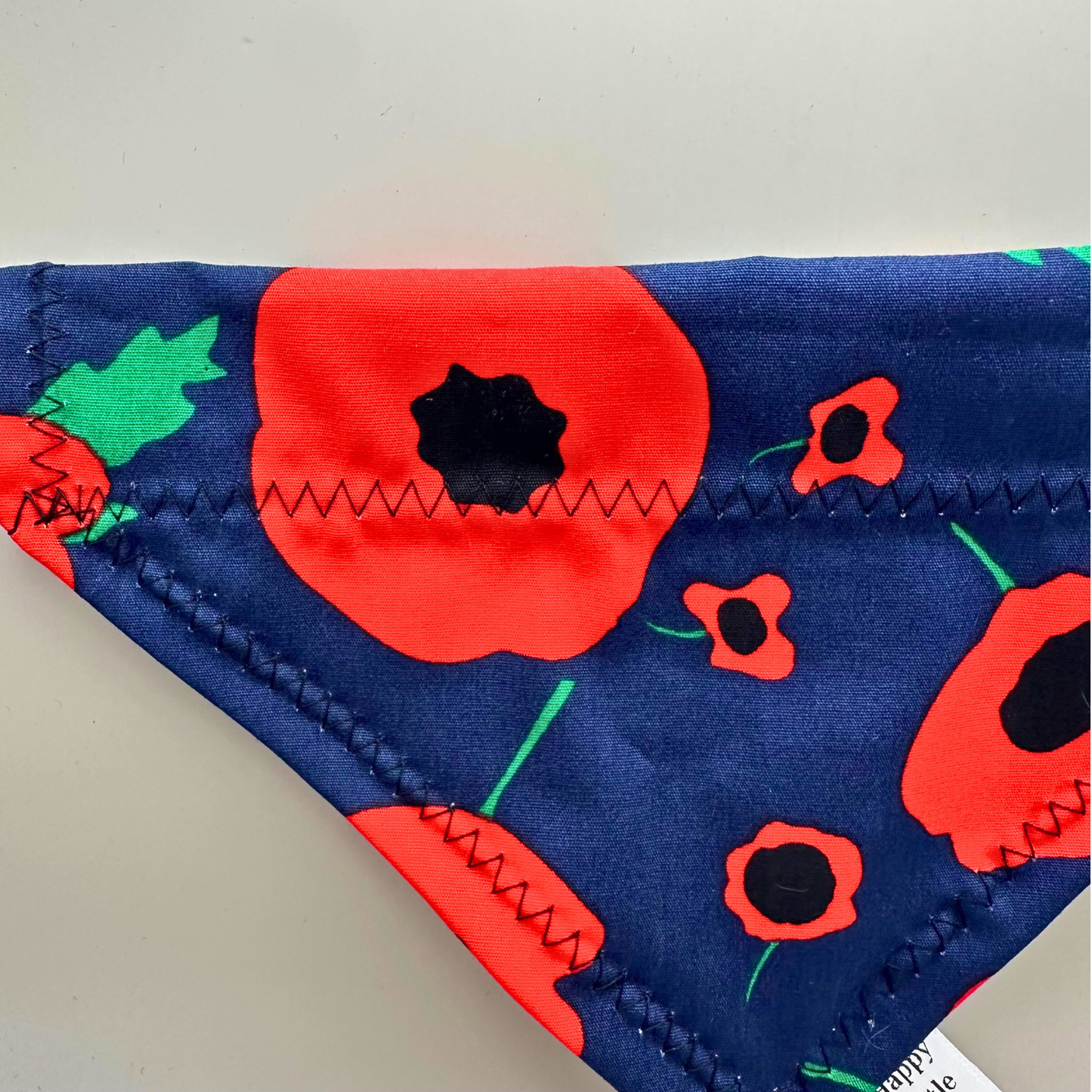 Poppy Print Dog Bandana