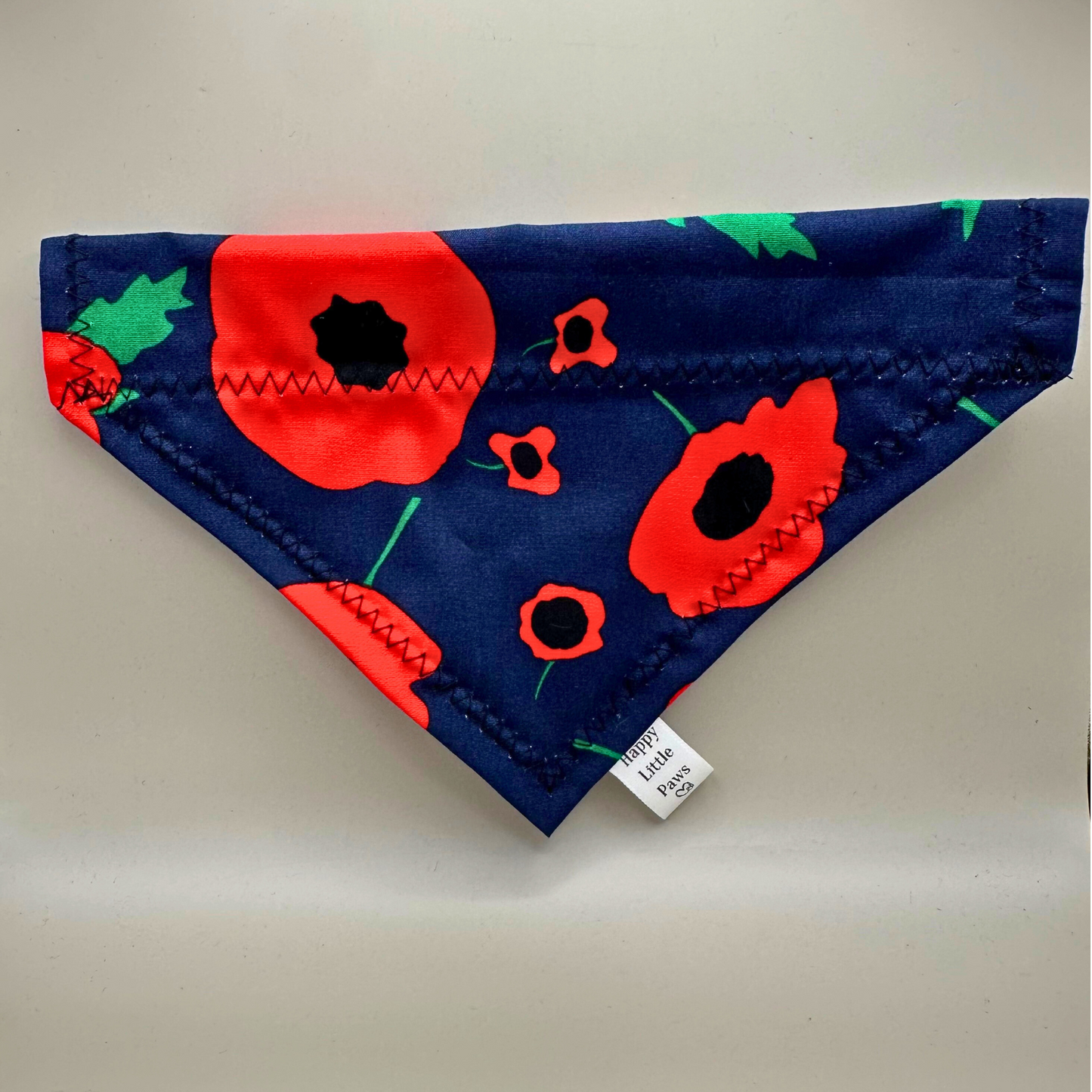Poppy Print Dog Bandana