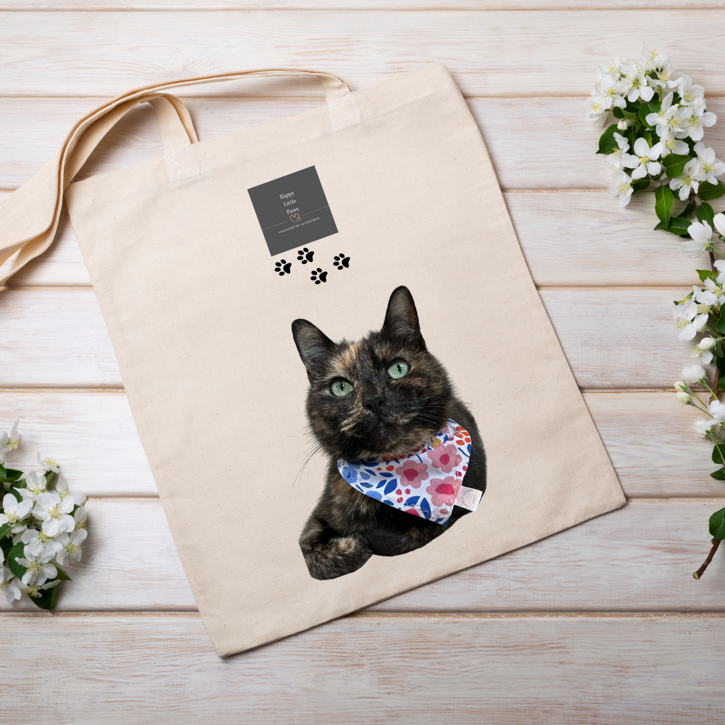 Personalised Cat Tote Bag image 3