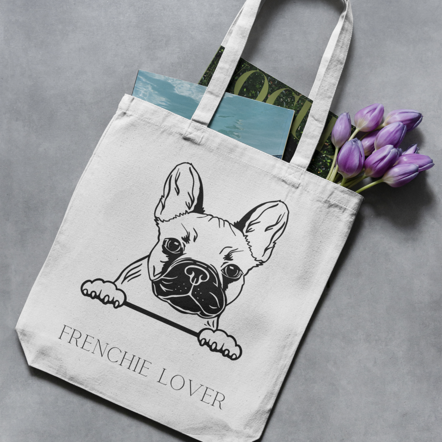 Frenchie Lover Tote Bag image 0